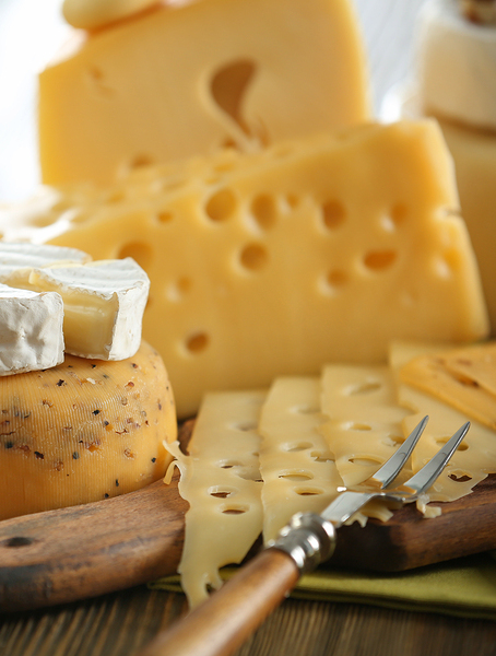 Cholesterol Amounts of Different Cheeses