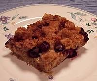 Blueberry Bread Pudding