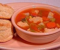 Chicken Soup with Biscuits