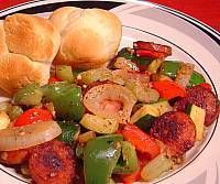 Clover Biscuits and Sausage Skillet