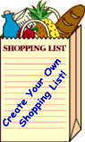 Create your own shopping list