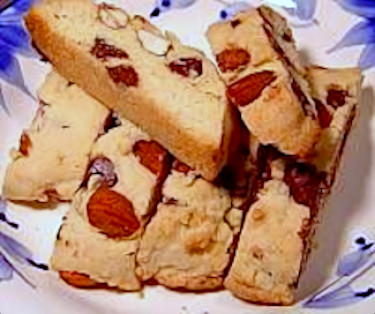 Chocolate Chip and Almond Biscotti