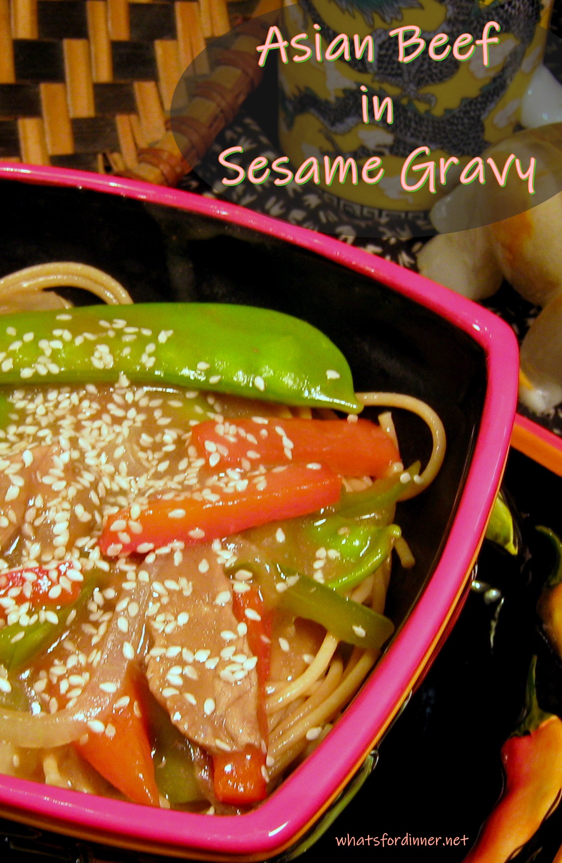 Asian Beef in Sesame Gravy