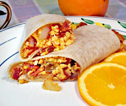 Bacon and Egg Wraps