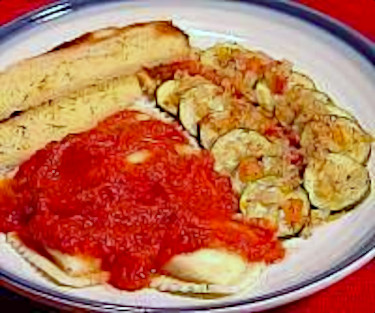 Cheese Ravioli and Italian Vegetables