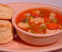 Image of Chicken Soup with Biscuits