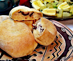 Creamy Chicken Mushroom Biscuits Rolls