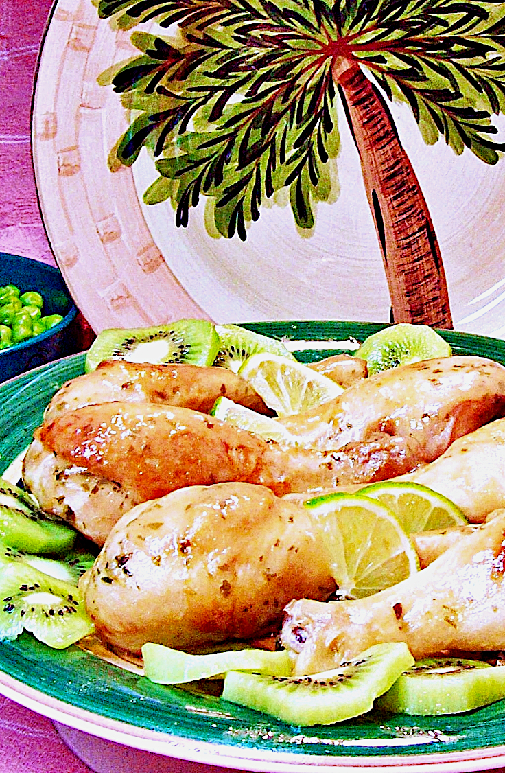 Kiwi and Baked Lime Chicken