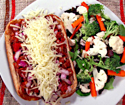 Open-Faced Italian Sandwich