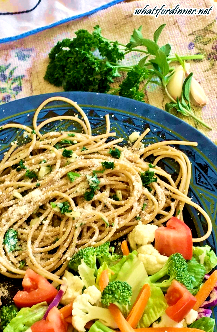 Parmesan Garlic Spaghetti