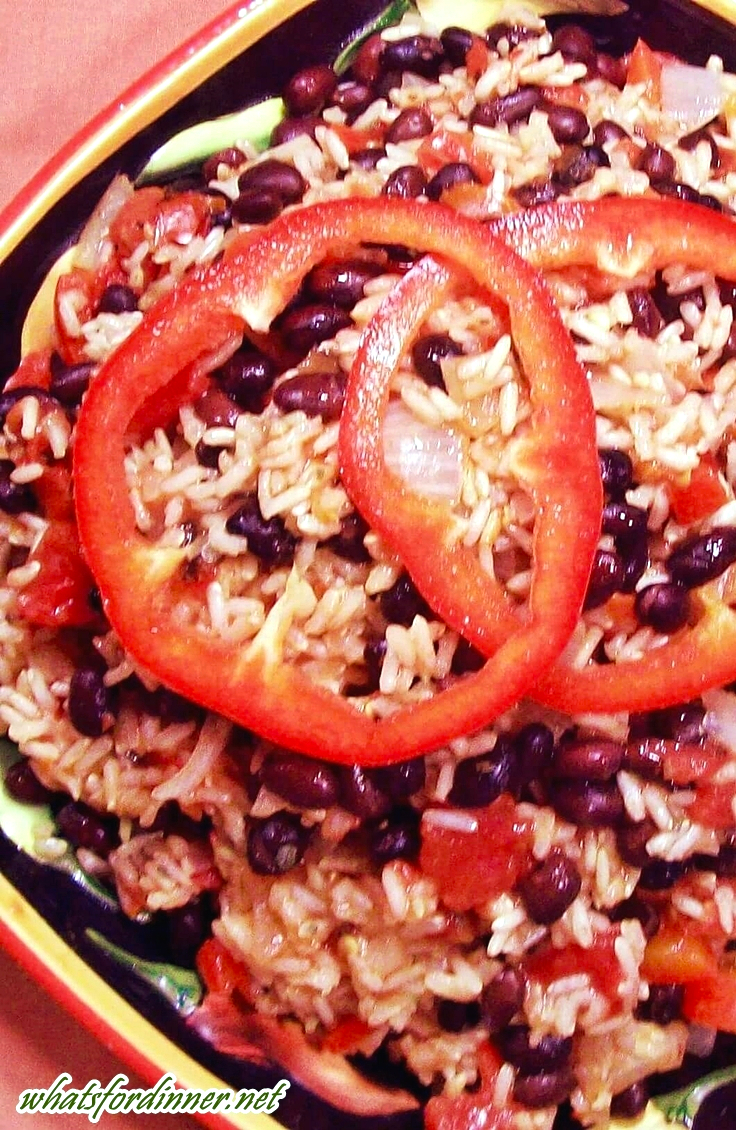 Red Rice and Black Beans