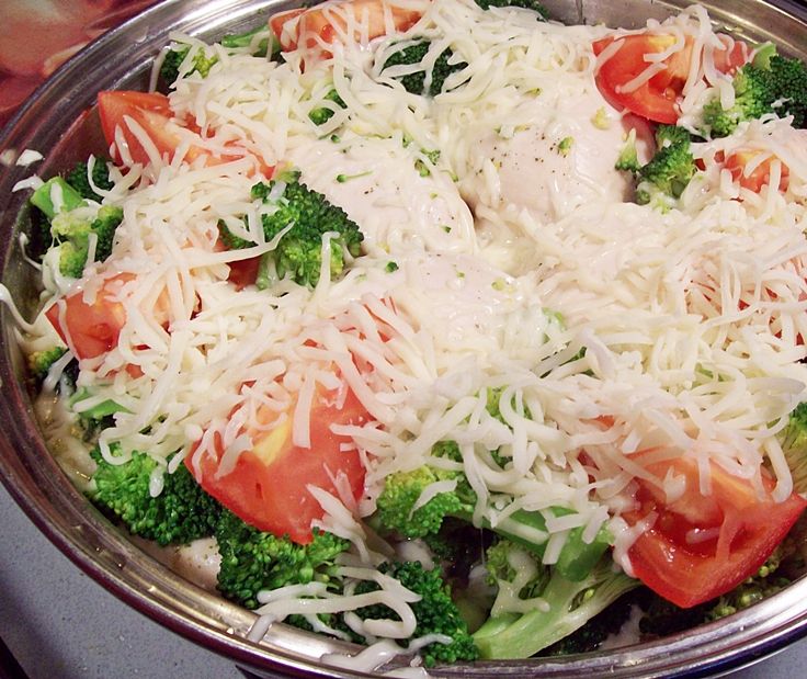 Image of Tomato-Basil-and-Broccoli-Chicken