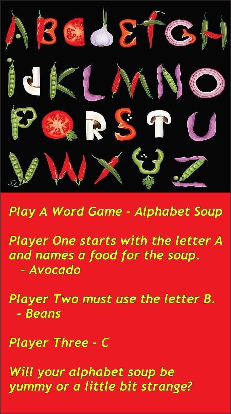 Play A Word Game - Alphabet Soup