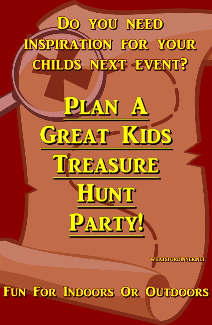 Plan A Great Kids Treasure Hunt Party!