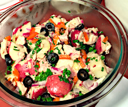 Potato Antipasto Salad with Tuna